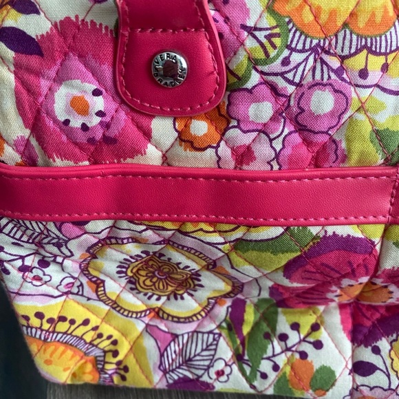 Vera Bradley Mini Loft duffel in clementine - Picture 16 of 16
